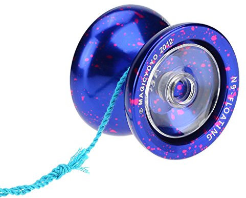 N9 Spin Ball Alloy Professional 8 Balls Bearing YoYo Pink Purple