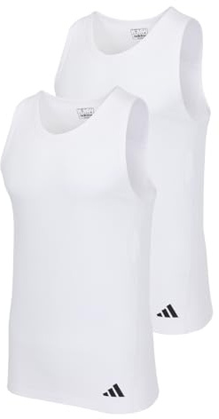 Adidas Herren Adidas Herren Unterwäsche Tank Top (2pk) - Active Flex Cotton Unterhemd