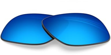 BlazerBuck Lentes de repuesto polarizadas antisal para gafas de sol Arnette Bushing AN4244 de 62 mm, Azul hielo polarizado, 0
