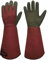 dellyy Gartenhandschuhe für Damen und Herren (Rot)