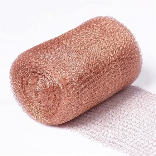 Kupferband Gegen Schneckenschutz Schneckenzaun Metall Hochbeet Schneckenstopp Schneckenbarriere Anti Kupferdraht Schneckennetz Copper Tape Kupfernetz (127 mm x 3 m (18 Drähte))