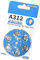Qsvbeeqj A312 Air Hearing Button Batteries 6 Pack For Hearing Device High Capacity Air Technology With Consistent Performances