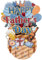 Misssugar5 Pop Up Karte Geburtstag 'Happy Father's Day',Bester Papa Geschenk Geburtstag,Geburtstagskarte mit Überraschungseffekt,Geschenk Vatertag,GrußKarten mit Briefumschlag