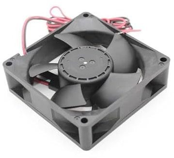 Zyvpee® Ventilateur de refroidissement 2 fils 8 cm 08025VE-12L-CAD 12 V 80 mm 0,17 A IP68 7163204