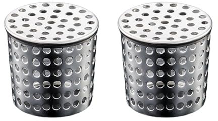 Dachrinnen-Downsport-Schutz, 2 Stück, 50–63 mm, Fallrohr-Laubschutz, Metall, Edelstahl, Dachrinnenfilter, Fallrohrschutz zur Vermeidung von Verstopfung durch Blätter und Schmutz