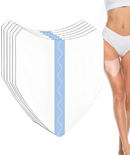 Protection Contre Les Frottements De Cuisses Femmes,5 Bandes Transparentes Anti-Frottements pour Peau Relâchée et Cuisses - Pansements Adhésifs Respirants pour Sports en Extérieur, Course à Pied et Po