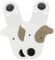 SHINEOFI 2Pcs Creative Animal Cord Organizer Yellow Dog Earphones Manager Cartoon Cable Winder for Tidy Storage for Home Office Travel Easy Cable Management