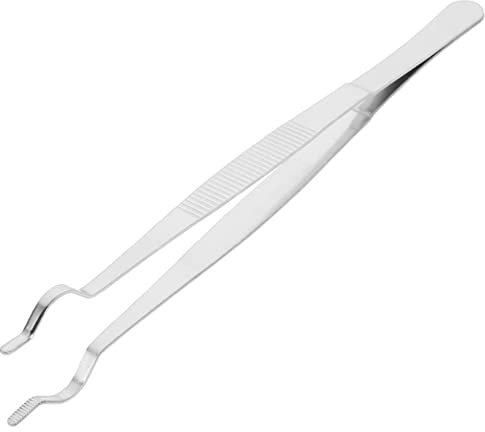 Luxshiny Edelstahl Reagenzglas-pinzette Runde Spitze Hitzebeständig Langlebig Ergonomisch Für Laborversuche Und Unterricht Schützend Für Sichere Handhabung Bei Experimenten