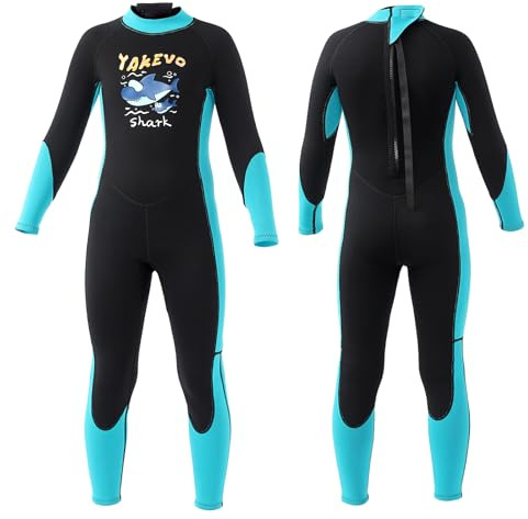 3mm Kids Wetsuit for Cold Water, Surfing, Swimming & Diving, Body Swimsuit Girl for Swim