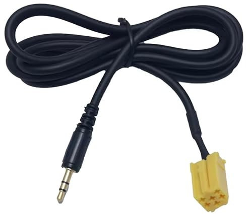 Cavo Audio Aux 3.5mm 150cm per Autoradio compatibile con Alfa Romeo 159 Fiat Grande Punto