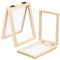 HOMSFOU Cornice Carta Fai da Te in Legno per Ragazza Kit Creazione per Fabbricazione della Carta 2 Pezzi Strumenti per Scuola e Attività