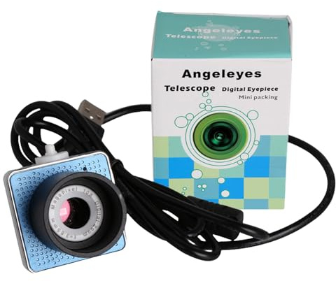 Teleskop-Okular, digitaler USB-Bilder, 15 x 12 x 6 cm, einfache Aufnahme, Plug-and-Play, hochauflösende Teleskopkamera für Astrofotografie, Wildtierbeobachtung, Outdoor-Wissenschaft, Bildung