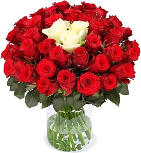 Blume Ideal Rosenstrauß - 20 Rosen - Sweetheart - Ø 40–50 cm - Echte premium Blumen für Hochzeit & Deko - 7 Tage Frischegarantie - in verschiedenen Farben und Mengen