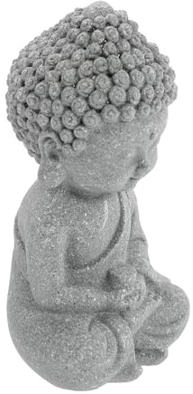 GALPADA Dekoration Vielseitig Einsetzbar aus Synthetischem Harz Figur Buddha Aquarium Kreative und Einzigartige Buddha Statue Filigranes Design für Fischbecken