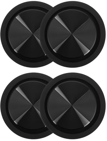 TEHAUX 4 Pezzi Diaframma Radiatore Passivo Bassi per Altoparlanti Auto Membrana Vibrante a 65° per Subwoofer Accessorio Audio per Diffusione Sonora Bilanciata e Impatto Audio Potente