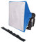 LumiQuest SoftBox III LQ-119S, Flash Diffuser & Light Softener, Universal Classic Design for External Camera Flashes with UltraStrap, Neon Blue