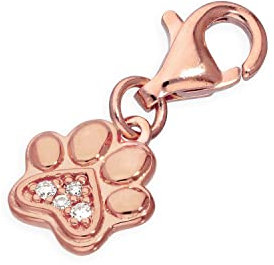 Collana in oro rosa 9ct e ciondolo con albero della vita