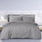 Sleepdown Double Duvet Set, Cotton, Grey