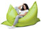 sunnypillow XXL Sitzsack, Riesensitzsack Outdoor & Indoor 180 x 145 cm mit 380L Styropor Füllung Sessel für Kinder & Erwachsene Sitzkissen Sofa Beanbag viele Farben und Größen zur Auswahl Grün