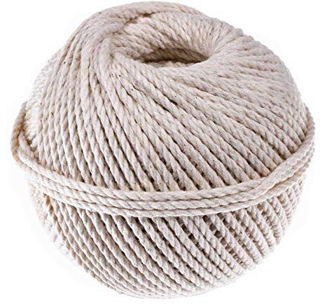 Cable de 3 hebras de algodón – línea Mason, línea de tiza, cuerda de seine – sujeta los nudos de forma segura