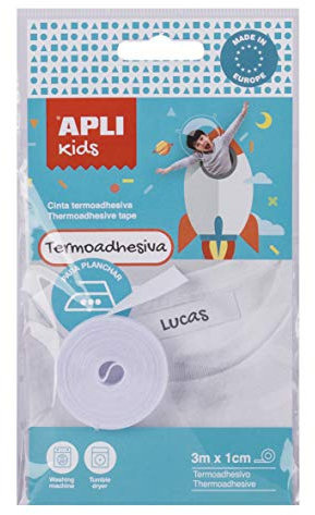Apli Kids Band zum Aufbügeln und Beschriften Schmelzklebeband 1 unidad