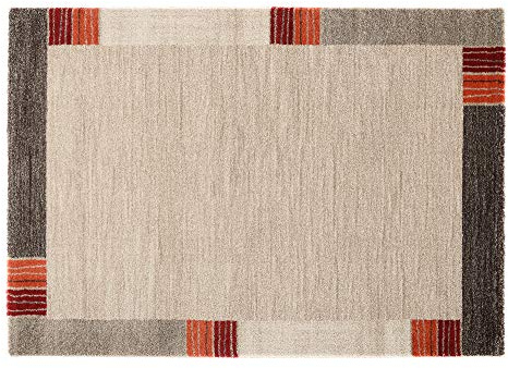 OCI Castle Flora Teppich 676 beige-dk.braun 65 x 130 cm