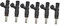 OGAUY Einspritzventil Für BMW E60 E61 E70 E90 E91 E92 E93 F10 F25 6Pcs Kraftstoffeinspritzdüse 13537531634 7531634