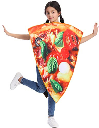 SEA HARE Déguisement de Pizza Drôle Unisexe Pour Enfant(One Size)