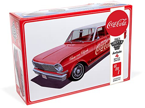 AMT - 1/25 1963 Chevy II Nova Wagon w/Crates Coke - Plastikmodellbausatz
