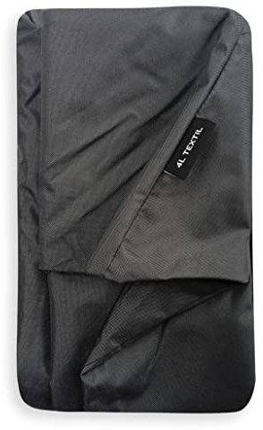 4L Textil Koko Wasserabweisendes Hundebett Bezug abnehmbar und waschbar Hundekorb mittelgroße Hunde Hundekissen flauschig Hundekörbchen Hundesofa (Ersatzbezug(80x60 cm), Grau)