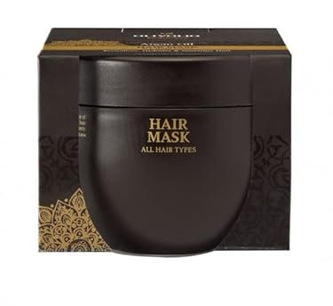 Olivolio Haarmaske mit 95% natürlichen Inhaltsstoffen & 100% Bio Arganöl & für alle Haartypen - 250 ml