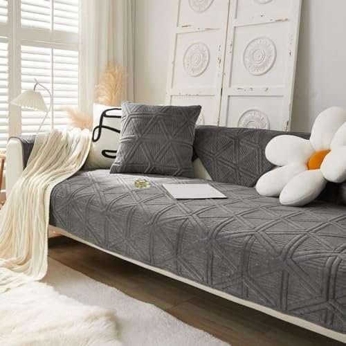YWQJL Sofabezug rutschfeste Sofadecke，sofaschutz1 2 3 4-Seater L Shape Sofaschoner,Hund Katze Überwurf Hundedecke Ecksofa Sofa Schutzdecke Sofaschutz Hund Kratzschutz Katze,#27-70x180cm