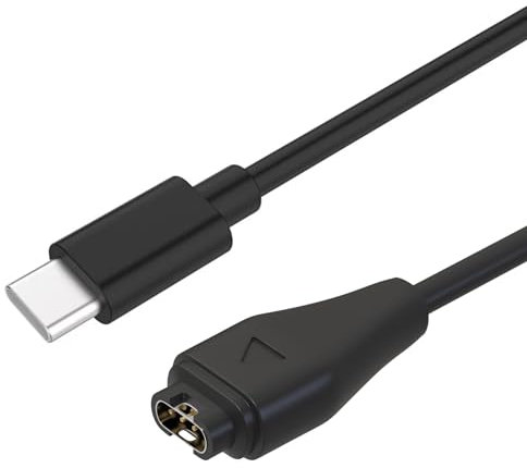 Chargeur Cable usb-c Compatible avec Garmin Fenix 8 E 7 7S 7X Forerunner 970 935 945 955 965 570 55 265 245 165 Approach S40 S44 S50 S60 S70 X10 Quatix 7 Vivoactive 6 Vivomove 3 3S Instinct 3 Lily 2