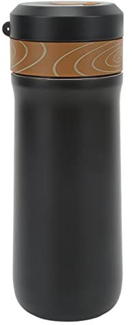 ANKROYU Cafetera De Viaje Con Prensa Francesa Portátil, Prensa Francesa Aislada, Mini Taza De Prensa Francesa, Taza De Café Con Filtro Aislado, Malla De Filtro De Cuatro Capas Con Aislamiento De Dobl