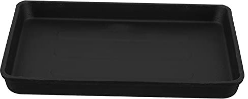 Milisten Microwave Bacon Outdoor Teppanyaki Plate Metal Hot Plate Iron Square Frying Pan