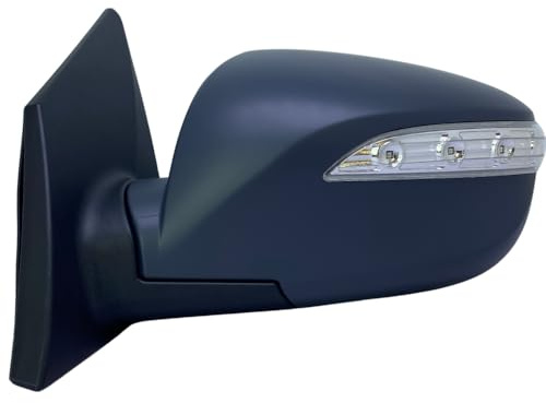 Spieg Außenspiegel Links für Hyundai ix35 2009-2015 Elektrisch Einklappbar, Elektrisch Verstellbar, mit Blinklicht, Beheizt, Grundiert, 8 PIN (Fahrerseite)