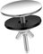 Cubierta de Agujero de Fregadero de Cocina 5 cm, Metal Plateado, Acero Inoxidable para Espacio de Encimera, Tapón de Grifo