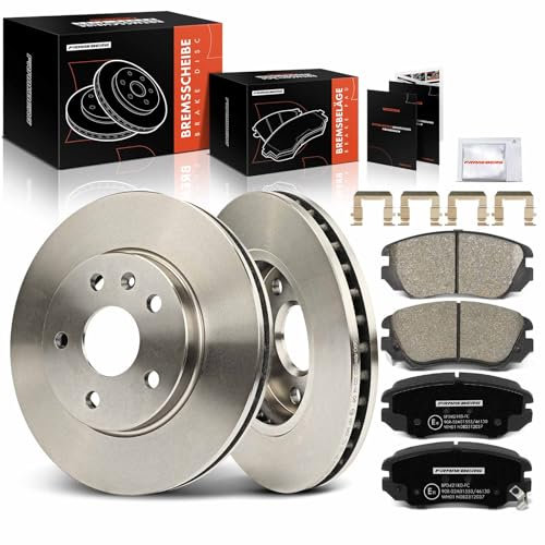 Frankberg Bremsensatz inkl. 2x Bremsscheiben + 4x Bremsbeläge Vorne Kompatibel mit Insignia A Sports Tourer G09 Insignia A G09 eplace# 13237750,1605624