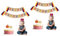 Vaguelly 6 Stk Partyzubehör Flagge Ziehen Kuchen Topper Kuchendekorationen Dekorationen Für Kindergeburtstage Partydekorationen Zum Thema Zirkus