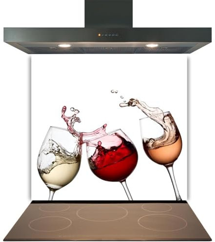 Printed Toughened Glass Splashback for Kitchen, Tempered Heat Resistant Glass Splashbacks for Cookers (Design 2018, 60 x 70cm)