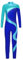 Miaeowve Voltigieranzug Mädchen Ganzkörper Langarm Ballettanzug Kinder Strass Glitzer Tanzanzug Metallic Patchwork Body Stehkragen Trikot Tanzkleidung Blau, Grün und Blau 146-152