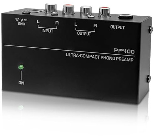 Phono Vorverstärker Plattenspieler, Vorverstärker Für Plattenspieler, Phono-Vorverstärker Mit Mm Abtast Systemen, Phono Preamp Für Plattenspieler Mit DC 12V Netzteil, RCA Input Und Output