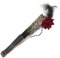 GRADENEVE Luxurious Rose Gold Black Rose Vintage Style Hand Fan Stage Performance Fan for Dance Party Decorations Photo Prop