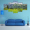 5 Stück Panorama der Schweizer Alpen Natur Bilder Gemälde Modern Home Decor Leinwand Poster Wohnzimmer Modular (Rahmenlos)