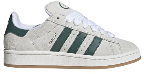 adidas Campus 00s W JQ7784, Sports Shoes, Crystal White Core White Collegiate Green, 5 UK