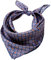 Prettystern handrolliertes Seiden-Halstuch Damen Herren reine Seide Bandana Sommer Frühling Seiden-Tuch 31 Blau-Lila
