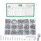 633 Stk M3 M4 Schrauben Set, Zylinderschrauben Muttern Set, Sechskantschrauben mit Muttern Set, Gewindeschrauben mit Innensechskant Schrauben Set, DIN912 Maschinenschrauben mit Unterlegscheiben Set