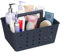 Lifewit Panier Douche Plastique, Rangement Salle de Bain, Panier Rangement avec Poignée, Bathroom Organizer pour Range Shampoing, Après-shampoing, Gel Douche, Brosse à Dents, Dentifrice, Gris