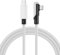 MMOBIEL Cable VR de Enlace USB-C a USB-C para Meta Quest 3S / 3/2 / Pro, Pico 4 Ultra / 4 y PC/Steam VR Cable Type-C de 90 Grados para Auriculares VR Gaming – Cable de Carga 5m - Blanco