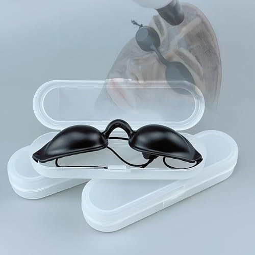 Vyloky Solarium Schutzbrille,UV Brille,Solariumbrille UV,Sonnenbank Beauty Sonnenbrille,Sonnenschutz Brille,Solarium Brille,Schutzbrille,Solariumbrille Sonnenschutz,1/3pcs (Oval+3 pcs)